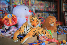Plush Tiger Toy In The Market