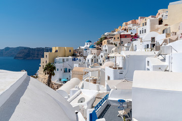 Wall Mural - Oia - Santorini Cyclades Island - Aegean sea - Greece