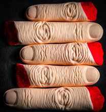 Severed Fingers Halloween Candy Pattern