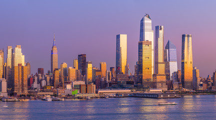 Fototapete - New York City Manhattan midtown buildings skyline