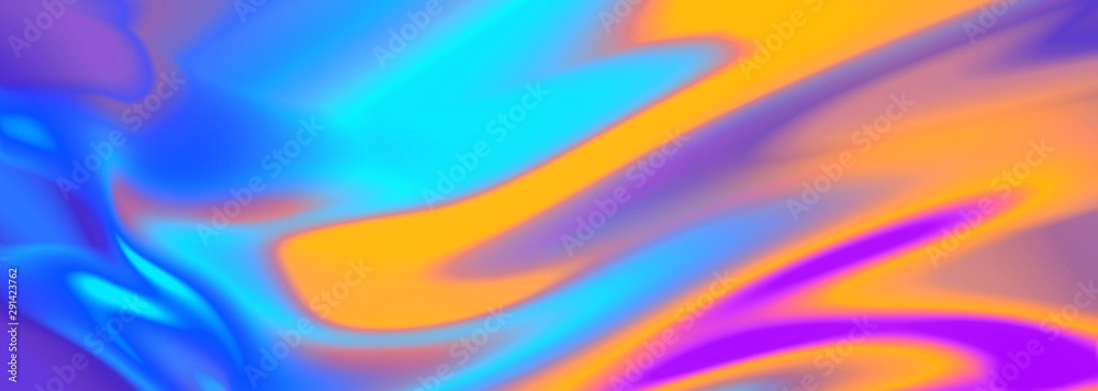 Abstract multicolored chromatic liquid background. - obrazy, fototapety, plakaty 