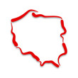 © robert6666 - Mapa Polski - kontury