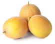 © Pixel-Shot - Sweet ripe melons on white background