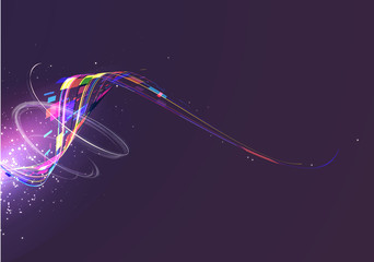 Wall Mural - Abstract geometric technology vector design element.