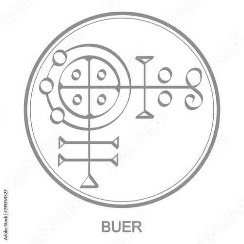 Vector Icon With Symbol Of Demon Buer Sigil Of Demon Buer Buy This Stock Vector And Explore Similar Vectors At Adobe Stock Adobe Stock