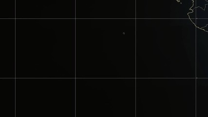 Wall Mural - 2019 hurricane kiko time lapse satellite imagery. floater band truecolor this work was created using