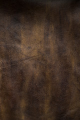 Poster - fond vertical texture cuir marron