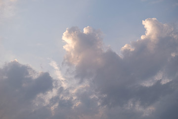 Wall Mural - blue sky with clouds