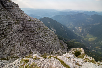 Mountain view towards Tolmin valley