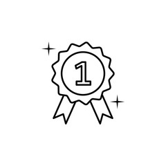 Aufkleber - Trophy, sport icon. Element of sport thin line icon
