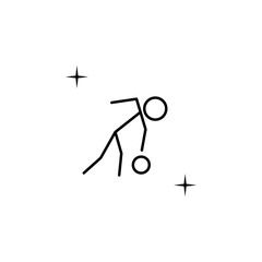 Aufkleber - Bowling, sport icon. Element of sport thin line icon