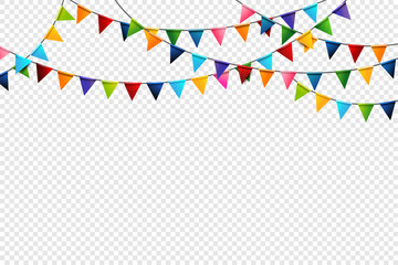 rainbow colorful celebration flags design element 0002