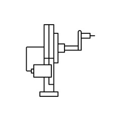 Poster - Robotic technology machine icon. Element of robotic icon