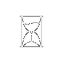Poster - hourglass outline icon. Element of spa for mobile concept and web apps icon. Outline, thin line icon for website design and development, app development