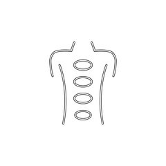 Poster - stone therapy outline icon. Element of spa for mobile concept and web apps icon. Outline, thin line icon for website design and development, app development