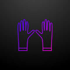 Poster - Rubber gloves nolan icon. Elements of cleaning set. Simple icon for websites, web design, mobile app, info graphics