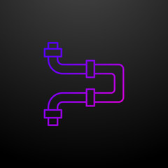 Poster - Water pipe nolan icon. Elements of cleaning set. Simple icon for websites, web design, mobile app, info graphics