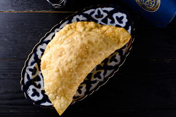 Canvas Print - Uzbek traditional cheburek