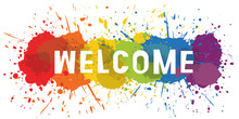 Paint Splat - Welcome