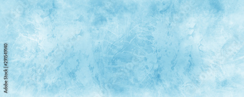 blue watercolor background with white vintage marbled texture, distressed old...