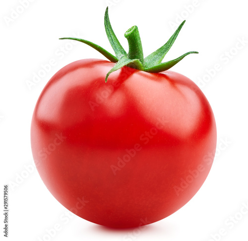 Cuadros en Lienzo Tomato vegetables isolated on white