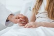 © Photographee.eu - Adult holding hand of a sick child