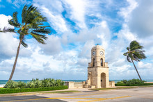 Palm Beach Worth Avenue Clock Tower Florida USA