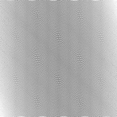 Aufkleber - Wavy, waving, zigzag lines crosshatch grid, mesh pattern. Abstract curvy criss-cross lines texture. Tangle wrinkle stripes. Diagonal, oblique strips with rumple, frizzle, crimp distort