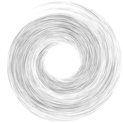 Poster - Detailed twirl, spiral element. Whirlpool, whirligig effect. Circular, rotating burst lines. Whirl radial spokes. Coil, twirl abstract shape