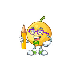 Canvas Print - Student fresh mundu cartoon mascot for herb