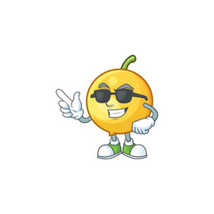 Sticker - Super cool fresh mundu cartoon mascot for herb