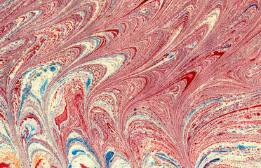 Wall Mural - Abstract chaotic oil painting. Texture and background artistic.