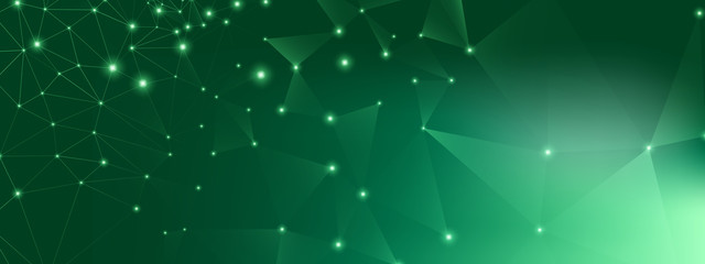 Wall Mural - technology design. big data concept. green