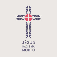 Jesus Mosaic Christ Vector Symbol