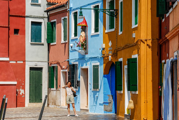 Wall Mural - Venezia, isola di Burano