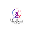 © Rantau - Fitness women logo template