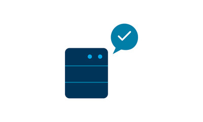Fototapete - True data icon for accuracy in data