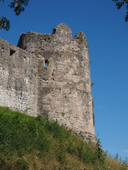 Sticker - Chepstow Castle ruins in Chepstow