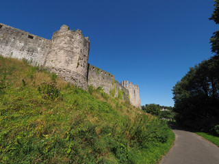 Poster - Chepstow Castle ruins in Chepstow