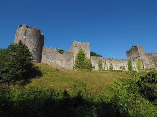 Poster - Chepstow Castle ruins in Chepstow