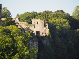 Poster - Chepstow Castle ruins in Chepstow