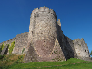 Sticker - Chepstow Castle ruins in Chepstow