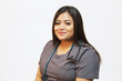 © Dog Paw Productions - Portrait of young attractive hispanic healthcare professional,  woman nurse