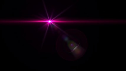 Canvas Print - moving lights optical lens flares