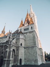 Huge Church In Budapest, Hungary Called Matthiaskirche
