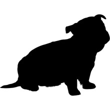 Glen Of Imaal Terrier  Silhouette Vector