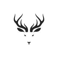 Poster - Deer. Logo. Isolated animal on white background