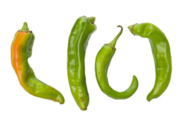 Wall Mural - Fresh Hatch Chile Peppers