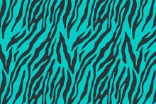 Black And Teal Turquoise Abstract Vibrant Striped Seamless Pattern Background