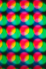 Bright lights pattern on black
